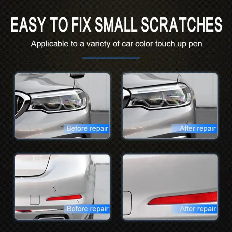 12ml Automobilių Universalus Touch-up Rašiklio Dangtelį Aukštyn Ir Remonto Mažyčių Įbrėžimų Multi-colored Automobilių Touch-up Pen2