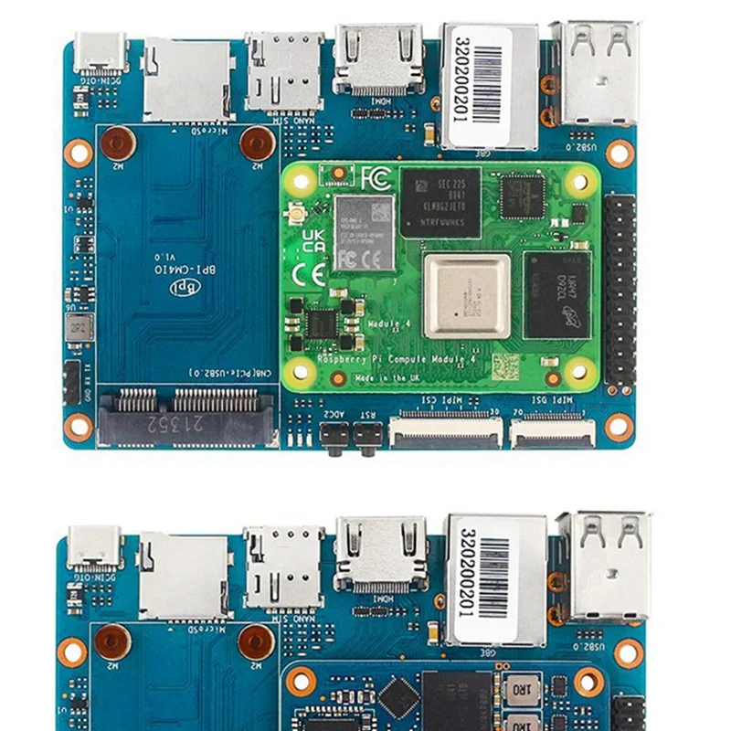Dėl Bananų Pi BPI-CM4 Amlogic A311D Quad Core ARM Cortex-A73 4G LPDDR4 16G EMMSP Minipcie Paramos HDMI Suderinamus2