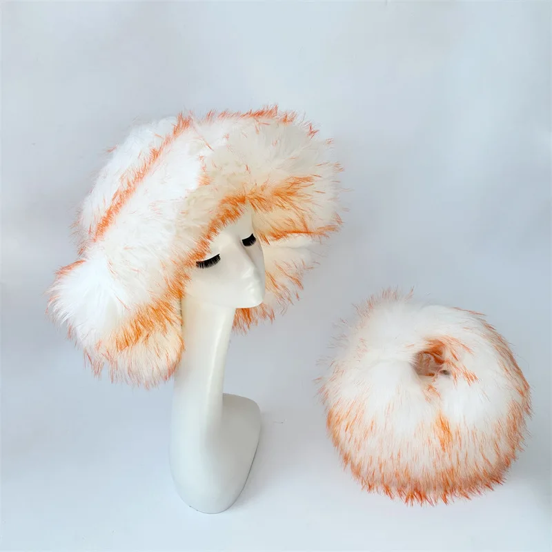 Europos ir Amerikos didelis kraštų skrybėlę Moterų žiemos vilnos šiltas sutirštės imitacija, usūrinių šunų skrybėlę skrybėlę Kibiro kepurę kibiro kepurę moterims5