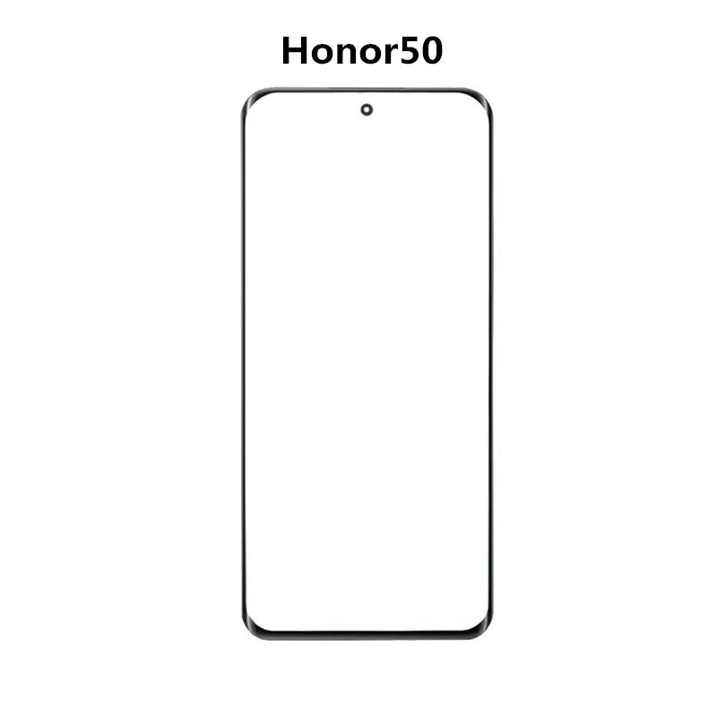 Išorinis Ekranas Touch Panel LCD Ekranas Priekinio Stiklo danga skirta Huawei Honor 30 50 60 Pro Objektyvą Remontas, Pakeisti Dalys + OCA0