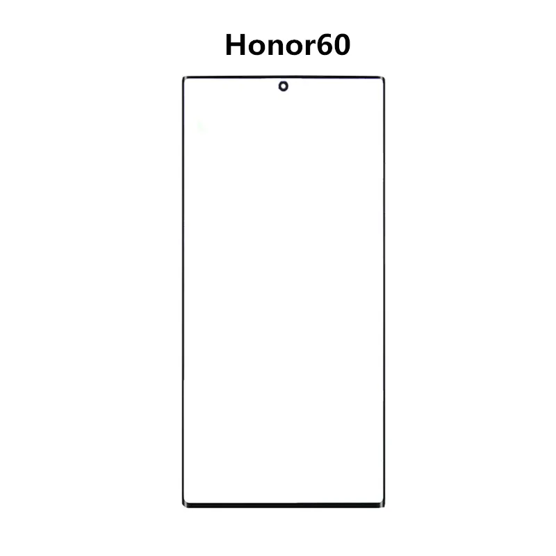 Išorinis Ekranas Touch Panel LCD Ekranas Priekinio Stiklo danga skirta Huawei Honor 30 50 60 Pro Objektyvą Remontas, Pakeisti Dalys + OCA4