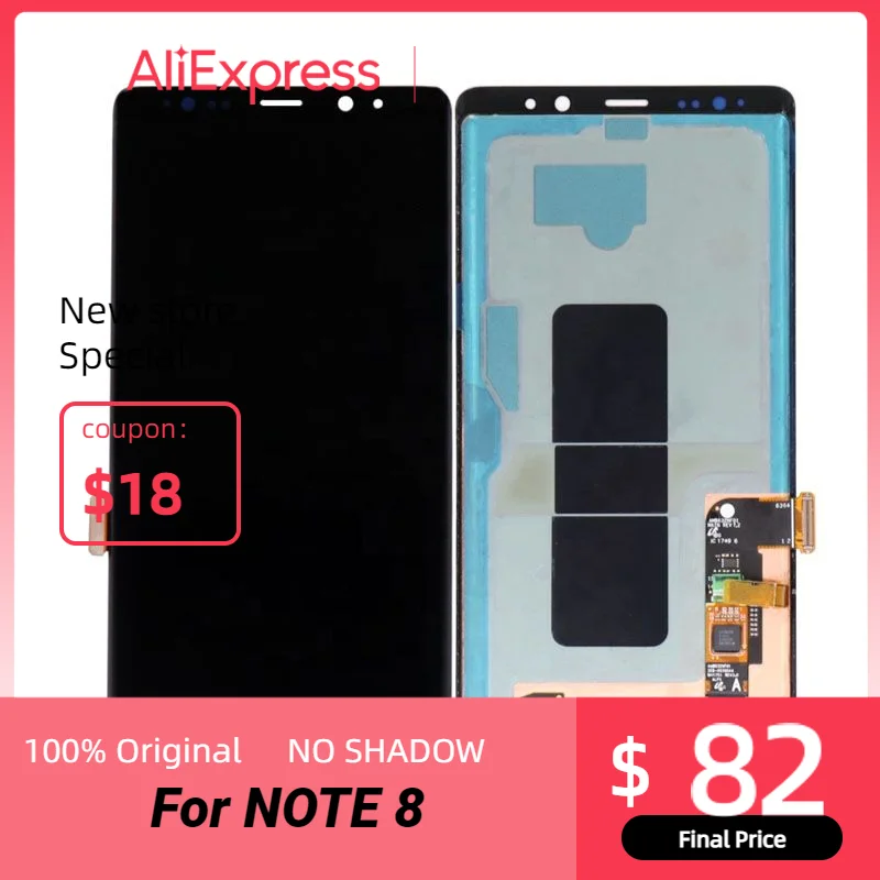 Liesti N950F Ekranas Pakeisti Segunda Amoled N950N Para Note8 Galaxy Ekranas Asamblėjos Lcd Samsung Note 80