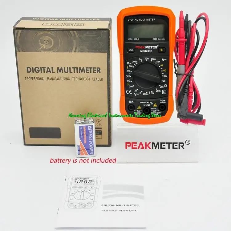 PM8233A/PM8233B/PM8233D/PM8233E AC DC 2000 skaičiuoja Skaitmeninis Multimetras4