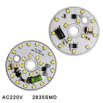 LED Lemputė Lempos Chip 3W 6W 12W 18W AC 220V 240V Smart IC nereikia Vairuotojo 