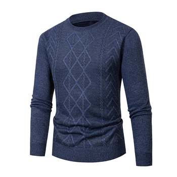 Iki 2023 m. Rudens/Žiemos Vyrų megztinis crewneck sweater Atsitiktinis megztinis Klasikinis megztinis Vyrų megztinis skara megztinis M-4XL 863