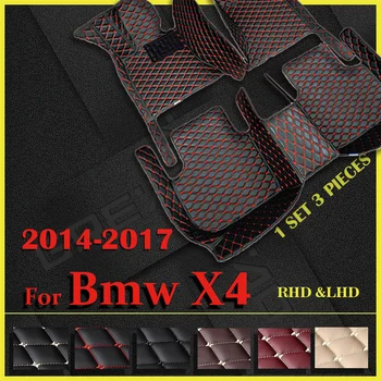 Automobilių kilimėliai BMW X4 F26 2014 m. 2015 m. 2016 m. 2017 Custom auto pėdų Pagalvėlės automobilių kilimų dangtis