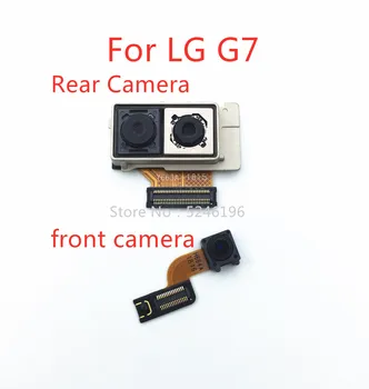 1pcs Atgal, didelis Pagrindinis Galinio vaizdo Kamera priekinė kamera Modulis Flex Kabelis LG G7 G710 G710N, Originalių atsarginių dalių