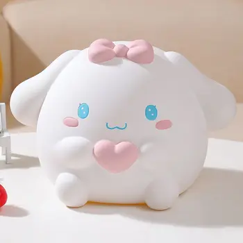 Cinnamoroll Kawaii Anime Sanrio Piggy Bank Mielas Animacinių Filmų Girly Širdies Didelės Talpos Vaikai Patenka Ne Supuvusios Apdailos Vaikų Dovanų
