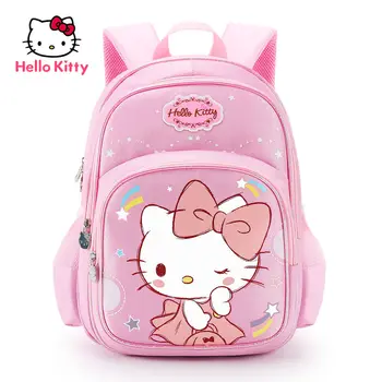 Hello Kitty Mados Naujų 2021 Mielas Animacinių Filmų Spausdinti Studentas Mokyklos Maišą Paprasta Vandeniui Patogi Kuprinė Vaikams