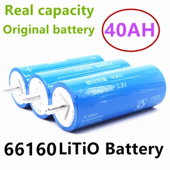 100% Originalus Realias galimybes Yinlong 66160 2.3 V 40Ah Ličio Titanatas LTO Baterijos elemento Automobilių Garso Saulės Energijos Syste