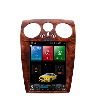 Vertikalus Ekranas, Android 10.0 Jutiklinis Ekranas 12.1 colių Automobilinis MP5 multimedijos Garso GPS Navigacija Bentley 2005-2012 m.