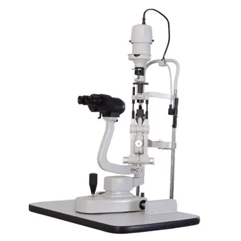 SLM-JER Kinijos aukščiausios kokybės oftalmologijos plyšine lempa mikroskopas su 2 žingsniai