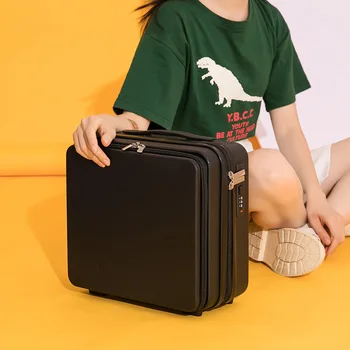 Priekiniai lagaminą mažas moterų mini mielas mados tendencija studentas 16 colių makiažas atveju portable nešiojamas daugiafunkcinis