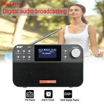 GTMEDIA Z3 Nešiojamų Radijo DAB FM RDS stereo Multi Band Radijo Garsiakalbis su skystųjų KRISTALŲ Ekranas Žadintuvas Paramos Micro SD TF Kortelė