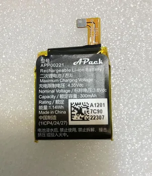 APP00221 l Nauja Baterija APP00221 už Apack žiūrėti 300mAh baterija 3.8 v
