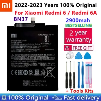 Xiao Mi Originalios Telefonų Baterijos BN37 Už Xiaomi Redmi 6 Hongmi 6A 2900mAh aukštos kokybės Pakaitinis Akumuliatorius Mažmeninio paketo + Įrankio