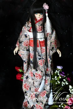1/4 1/3 masto BJD Japonų Kimono Yukata kostiumas už SD drabužių BJD doll priedai,neįskaičiuotos lėlės,batai,perukas ir kitų 18D1293